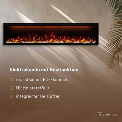 Preview: Glow Fire Elektro-Wandkamin Smart Wall 74